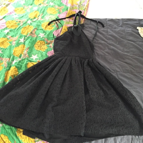Rodarte for Target | Dresses | Rodarte For Target Black Lace Halter Formal  Dress Sz | Poshmark